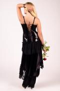 schwarzes langes Kleid M/1023 von Andalea Dessous