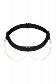 2518 Choker mit goldener Kette von Petite Noir