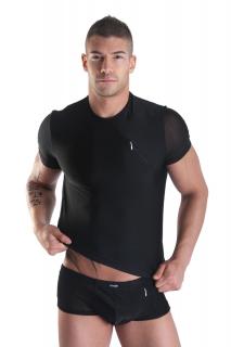 schwarzes Herren T-Shirt Open Heart von Look Me