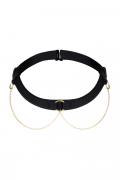 2518 Choker mit goldener Kette von Petite Noir