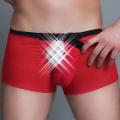 Boxer MC/9012 aus roten transparenten Tüll für Männer von Andalea Dessous