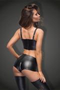 High waist Powerwetlook Shorts mit Reißverschluss F164 von Noir Handmade B#tch Collection