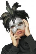 Maske silber