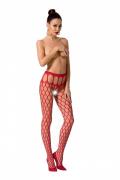 ouvert Strumpfhose S021 rot von Passion Erotic Line