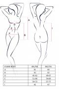 roter Damenbody Evane von Passion Plus Size