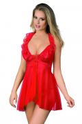 rotes Babydoll R-607 von Excellent Beauty