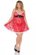 rotes Chemise SB/X04 von Andalea