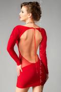 rotes Kleid Sophia mit T-String von MeSeduce Dessous Gr. L/XL