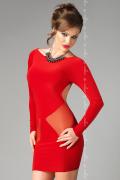 rotes Kleid Sophia mit T-String von MeSeduce Dessous Gr. L/XL