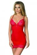 rotes Negligee R-601 von Excellent Beauty