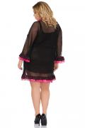 schwarz/pinkes Set SB/1034 von Andalea