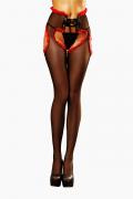 schwarz/rote Lust Stockings von Lolitta