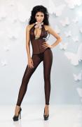 schwarzer Flash Bodystocking von Lolitta