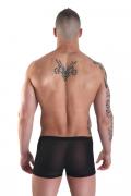 schwarzer Herren Boxer Open Heart von Look Me