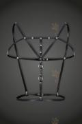 schwarzer Kunstleder Harness F173 von Noir Handmade B#tch Collection