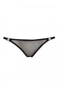 schwarzer String F119S von Noir Handmade ImMoral Kollektion