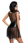 schwarzes Chemise D0123 von MeSeduce Bond Me Collection