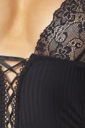 schwarzes Damenbody Zoja von Passion Plus Size