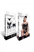 schwarzes Gorset Ruth von Demoniq Hard Candy Collection