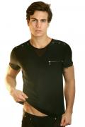 schwarzes Herren T-Shirt Open Spirit von Look Me