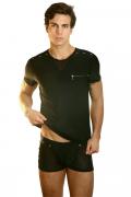 schwarzes Herren T-Shirt Open Spirit von Look Me