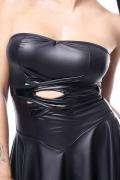 schwarzes Kleid DE438 von Demoniq Hard Candy Collection