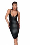 schwarzes Minikleid F151 von Noir Handmade Muse Collection