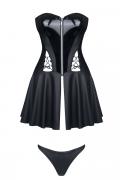 schwarzes Minikleid Rita von Demoniq Hard Candy Collection