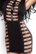 schwarzes Minikleid Royal von Lolitta