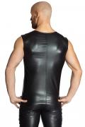 schwarzes Muskel-Shirt H033 von Noir Handmade