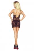 schwarzes Sensuelle Venice Chemise von Provocative Gold Lingerie