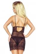 schwarzes Sensuelle Venice Chemise von Provocative Gold Lingerie