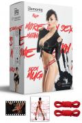 schwarzes Set Kayo + 2 Seile von Demoniq Shibari Collection