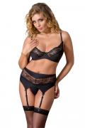 schwarzes Set Zoja von Passion Plus Size