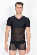 schwarzes T-Shirt 709-81 von Look Me